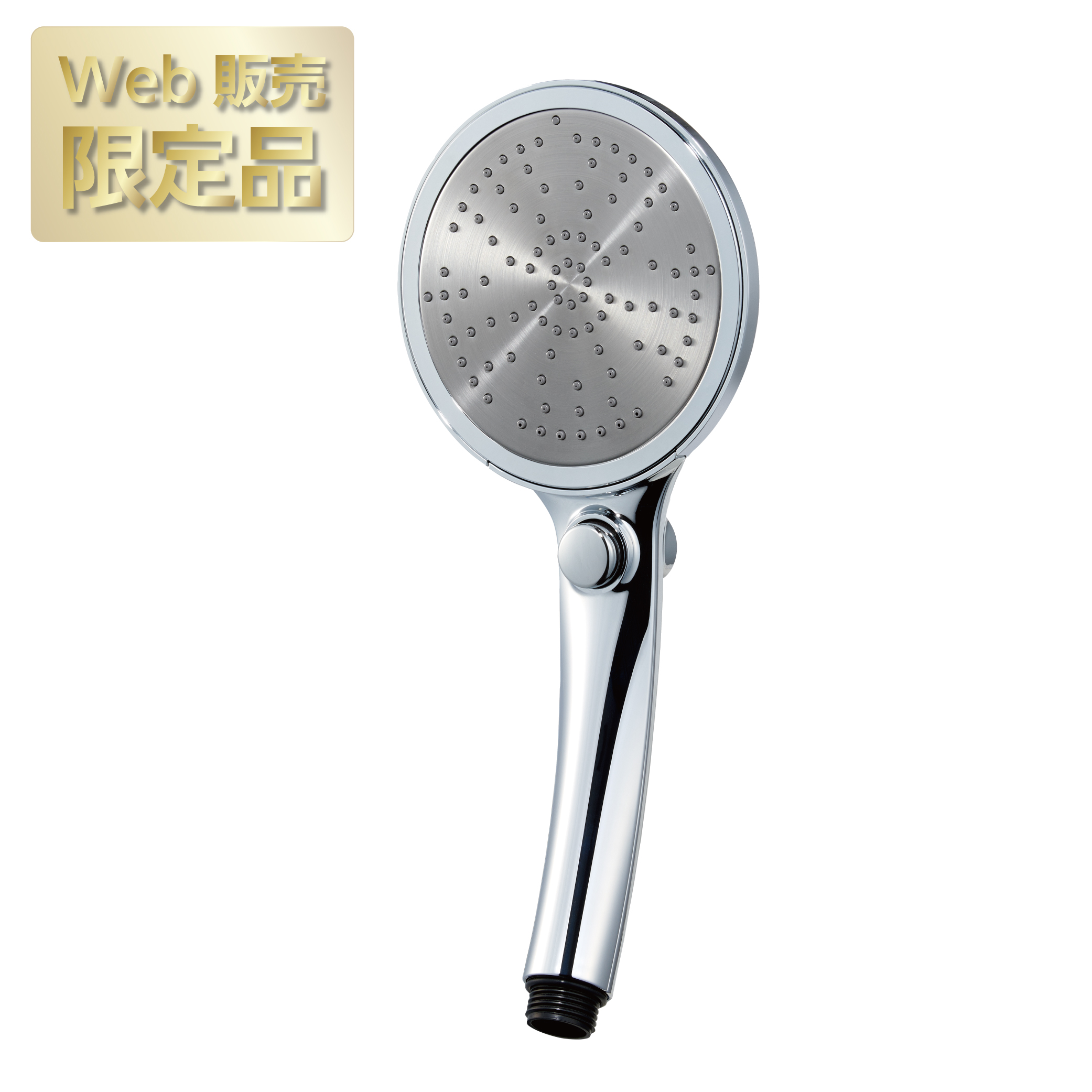 ラージメタリックシャワーヘッド（ストップ）　PS3503-81XA-CHA20-EC