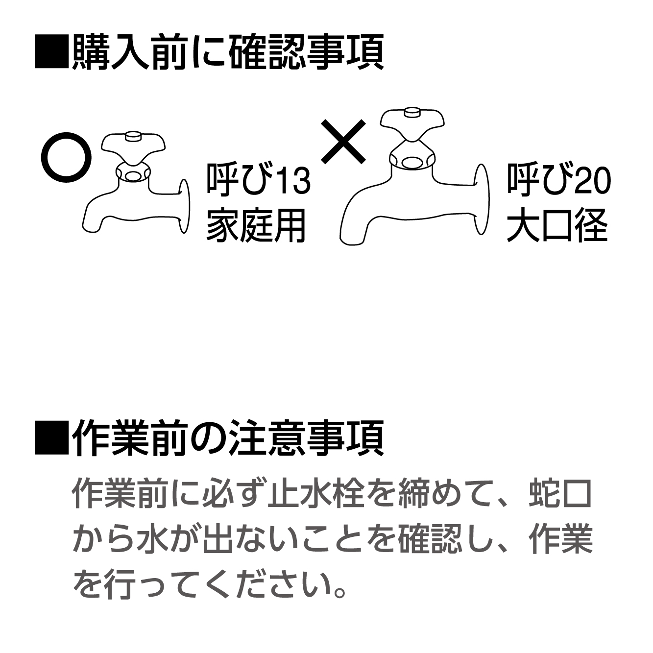 購入前の確認