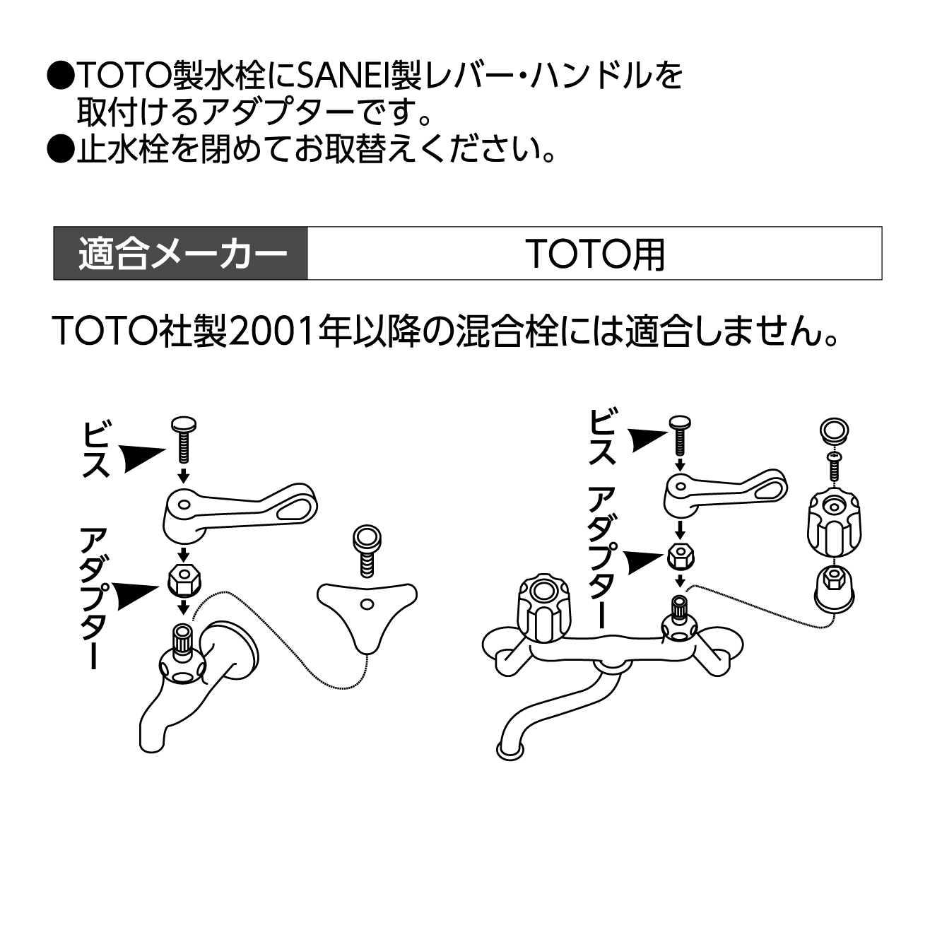 特長、取付方法