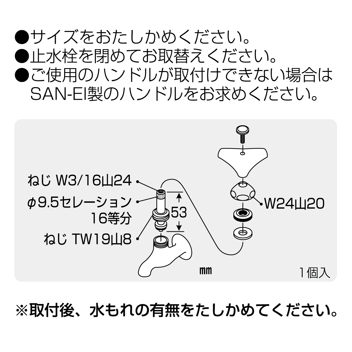 取付方法、サイズ