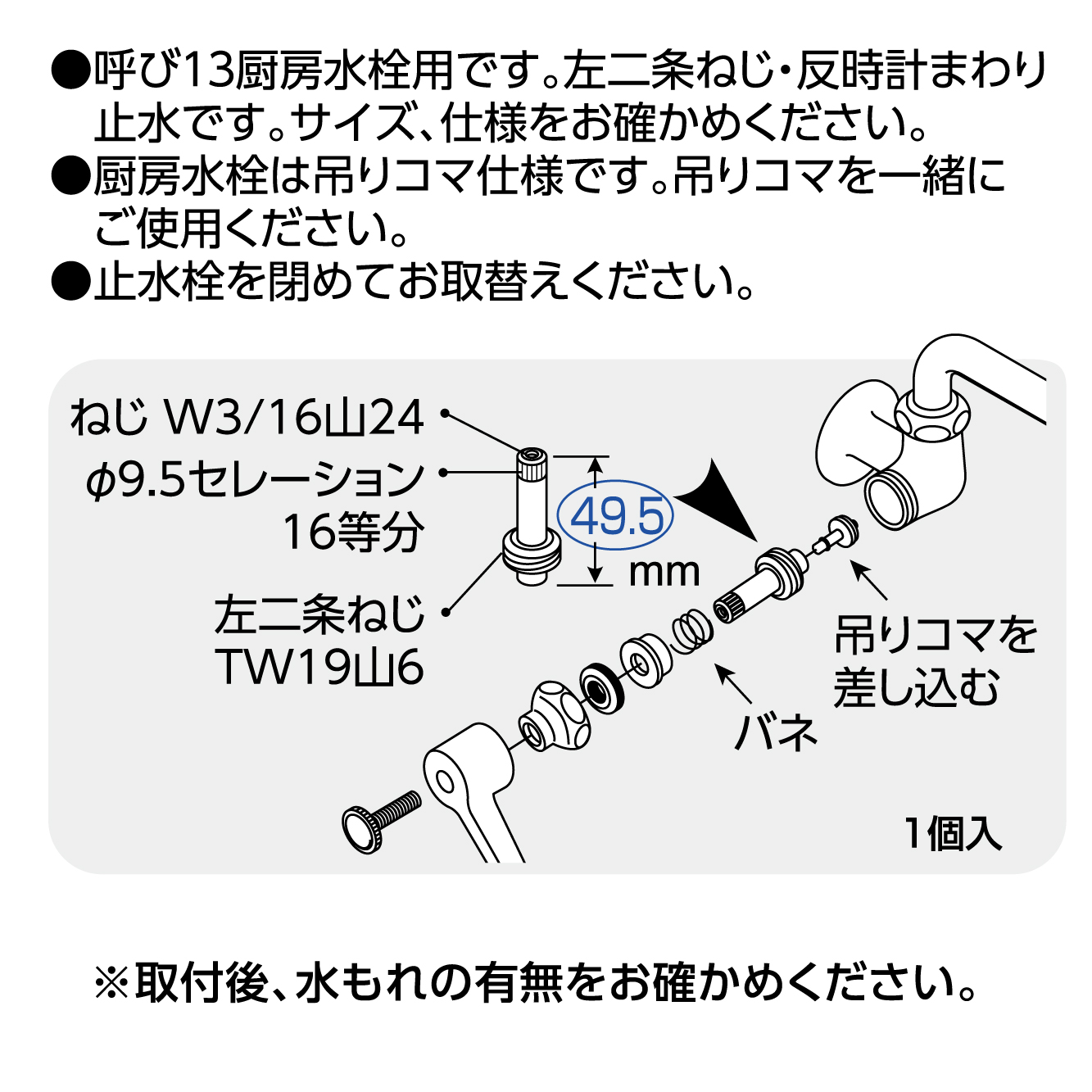 特長、サイズ