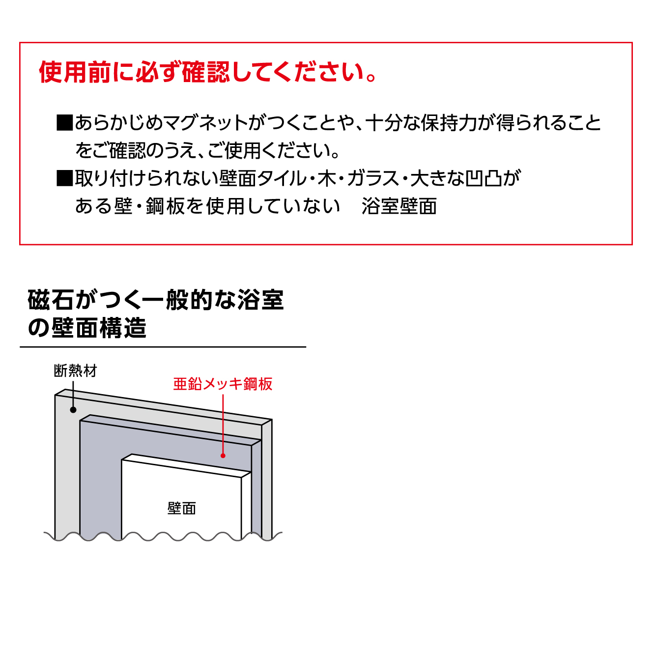 使用前の注意事項