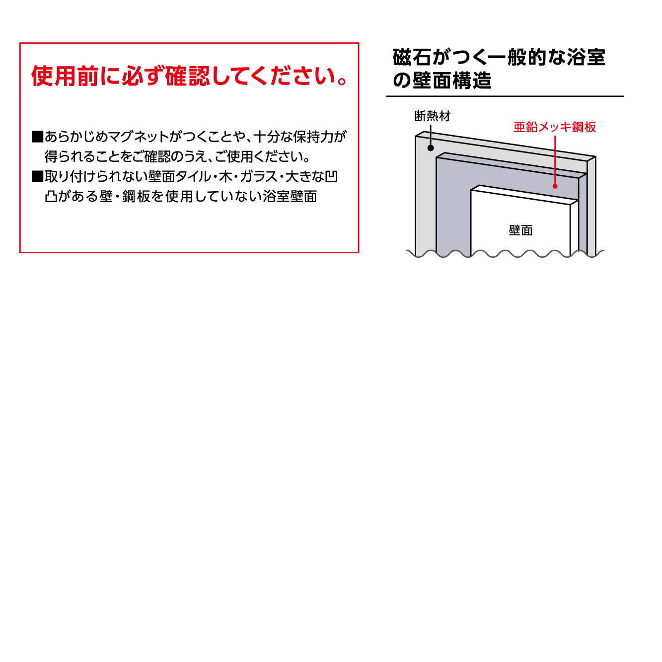 使用前の確認事項