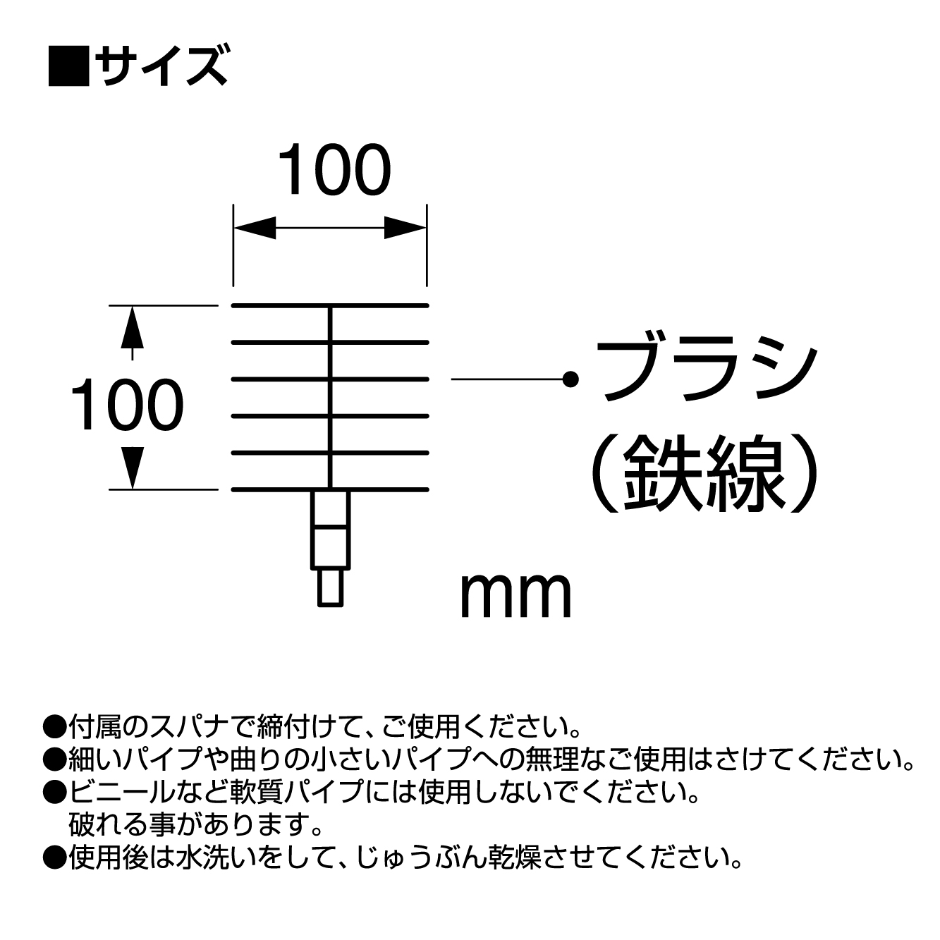 サイズ、特長