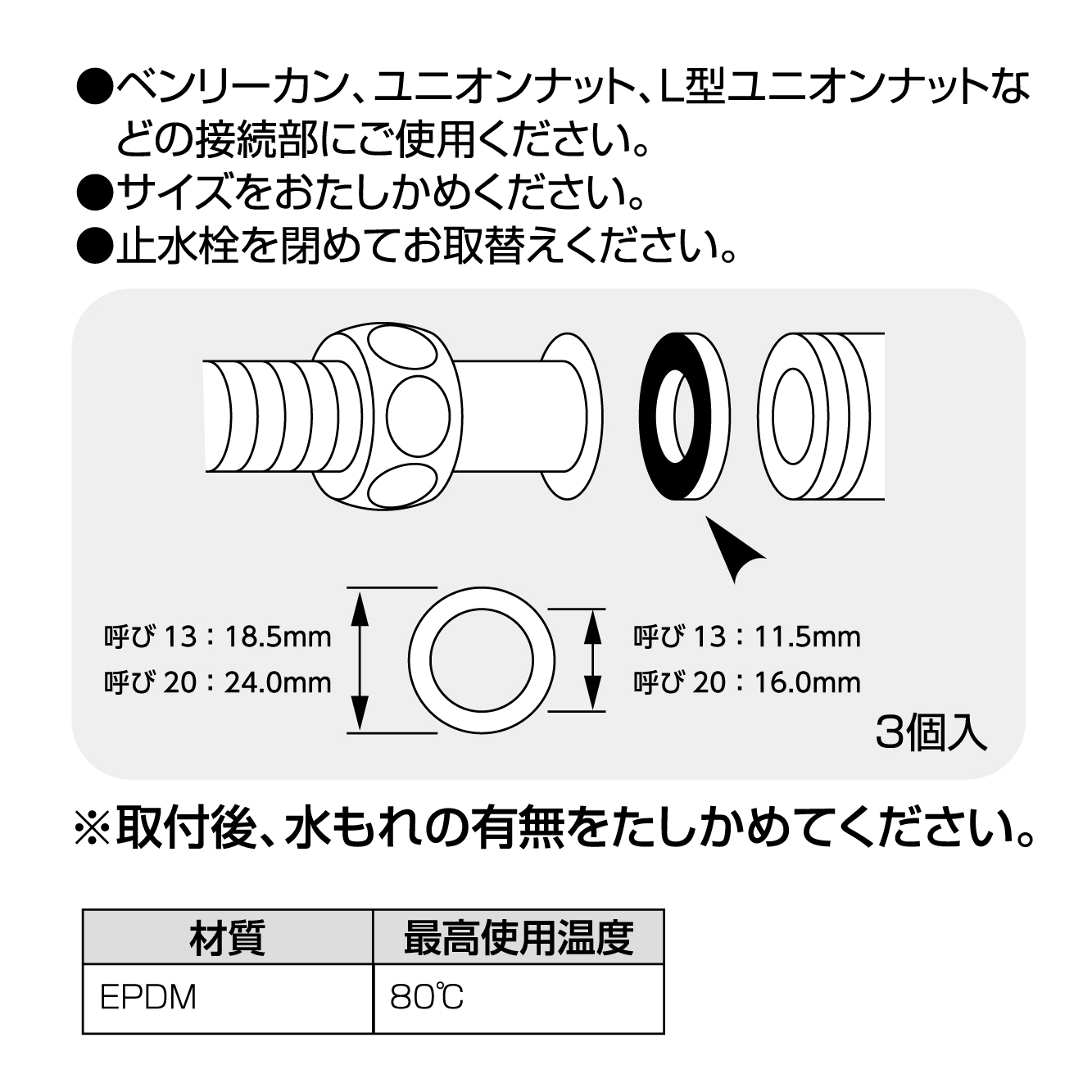 特長、サイズ