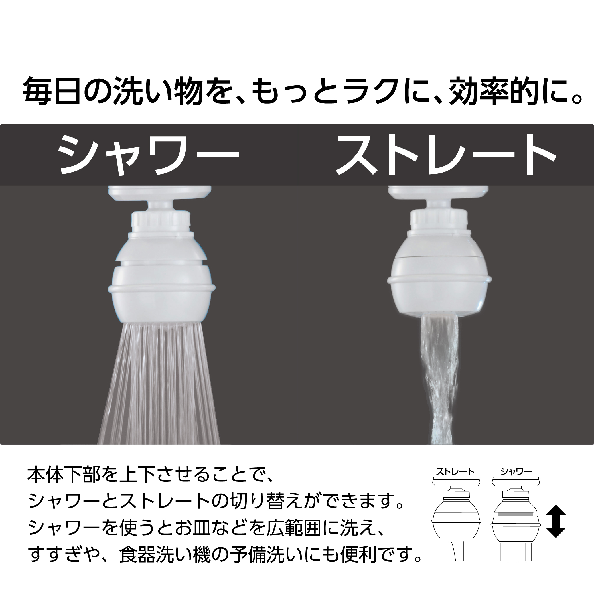 シャワー切り替え