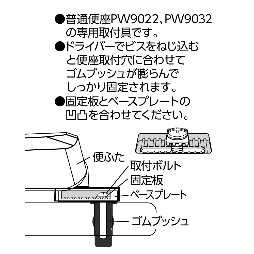 PW9022,PW9032専用補修部品