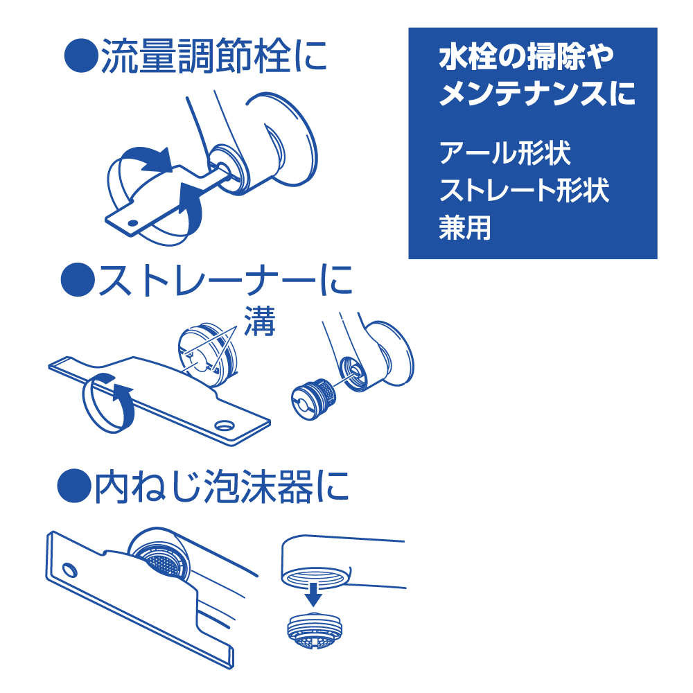 水栓のメンテナンスに