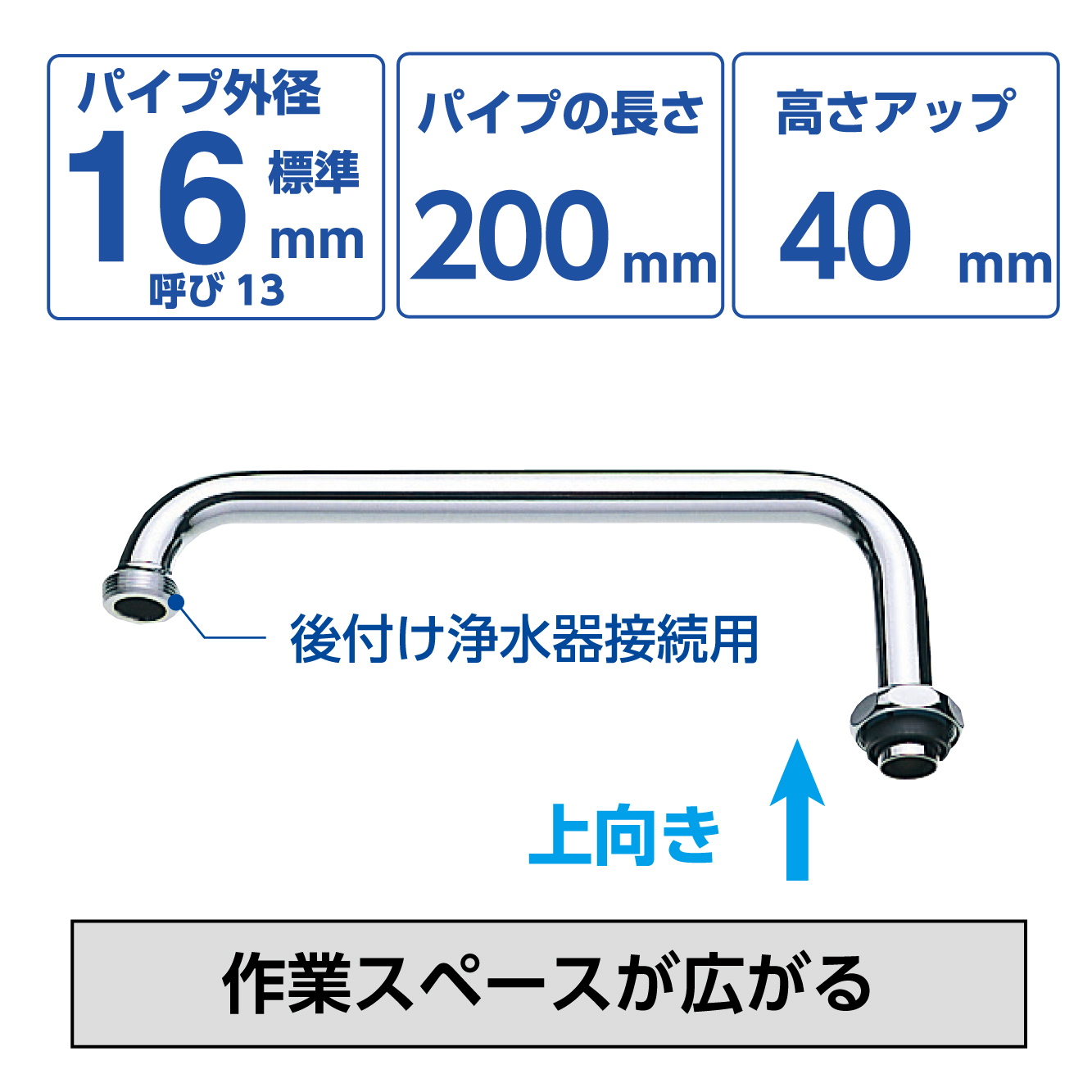 浄水器用パイプ