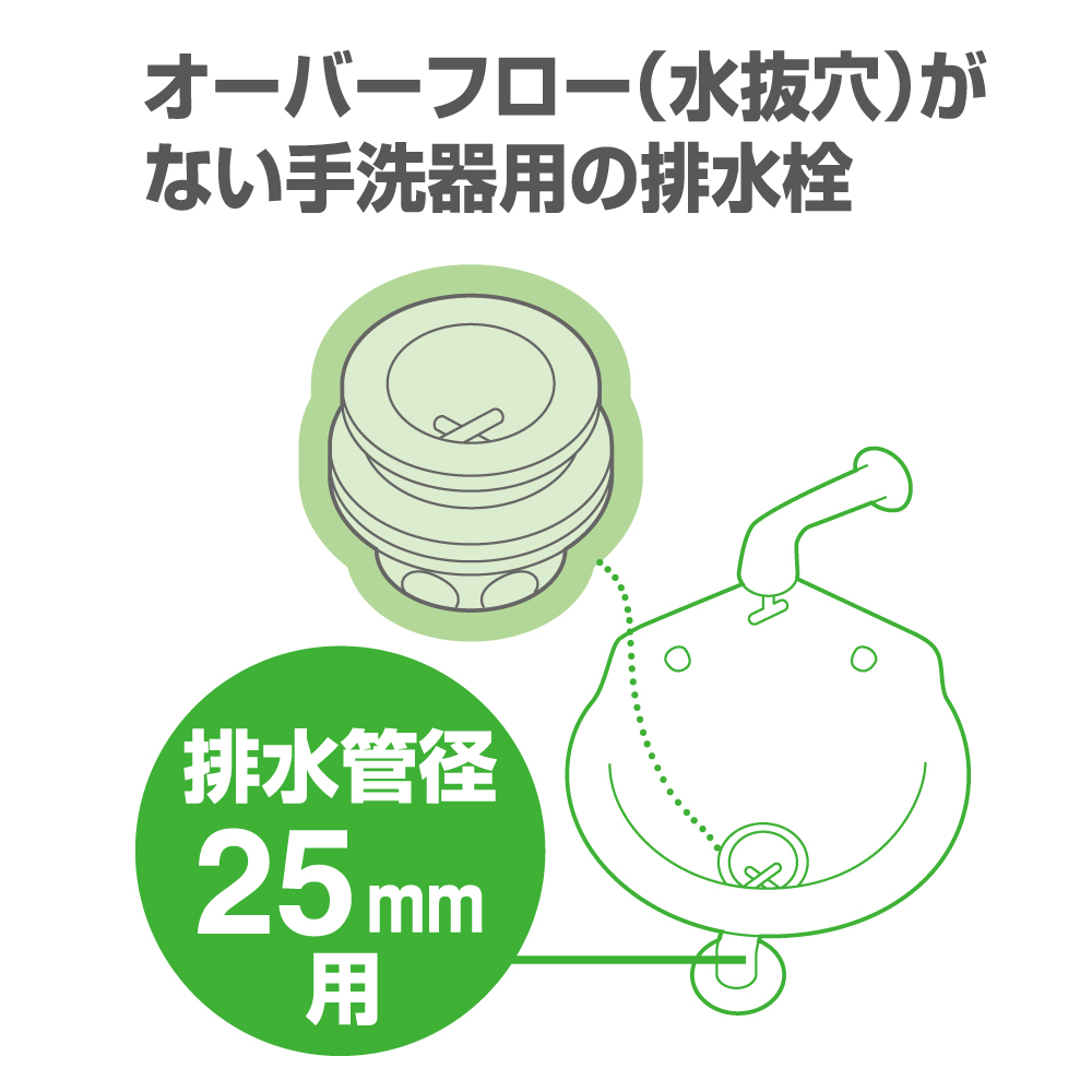洗面の排水栓