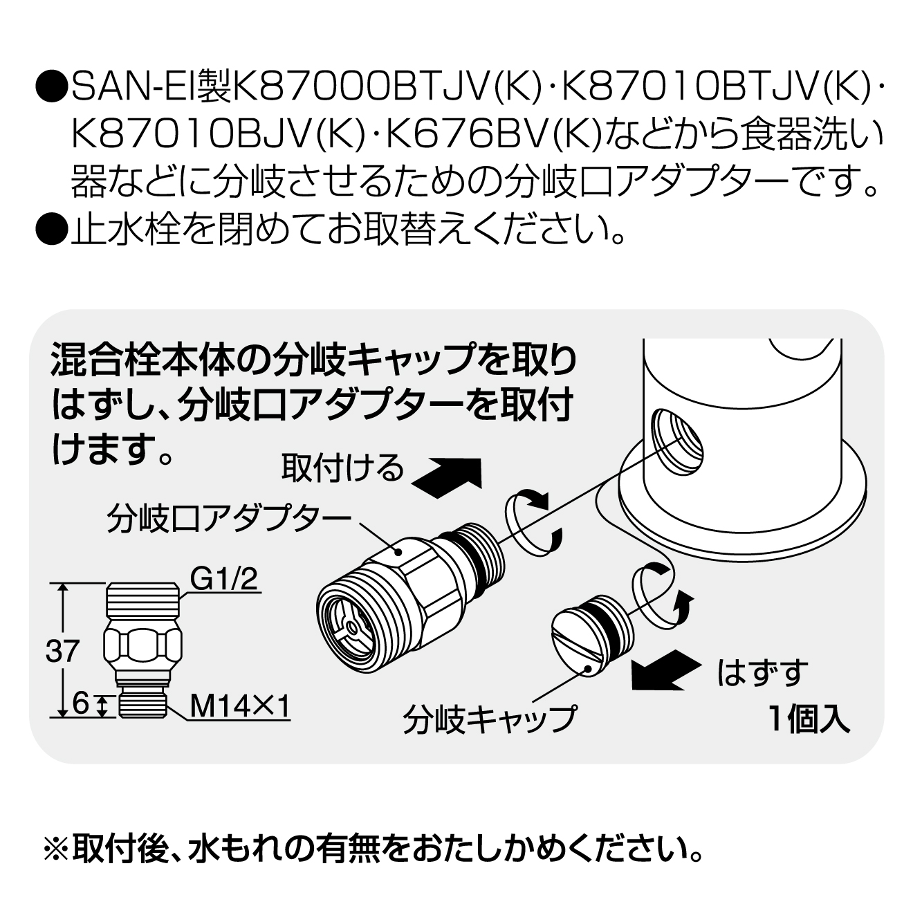 特長、サイズ、取付方法