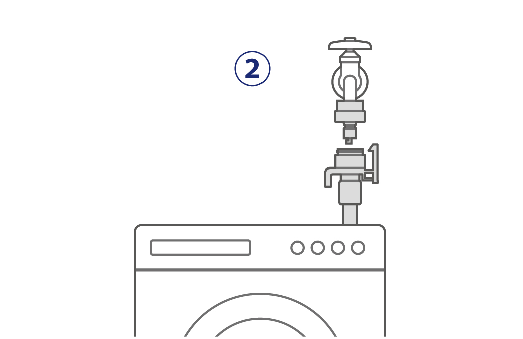 洗濯機ニップルの交換